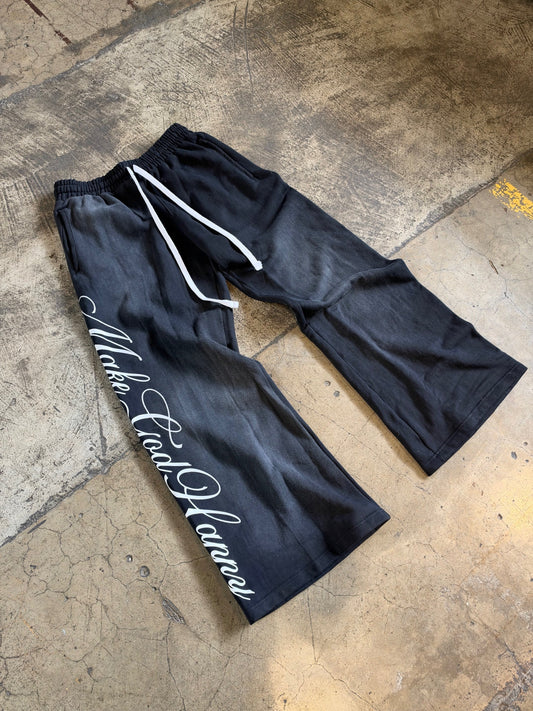 MGH "Make God Happy" Black Sweatpants